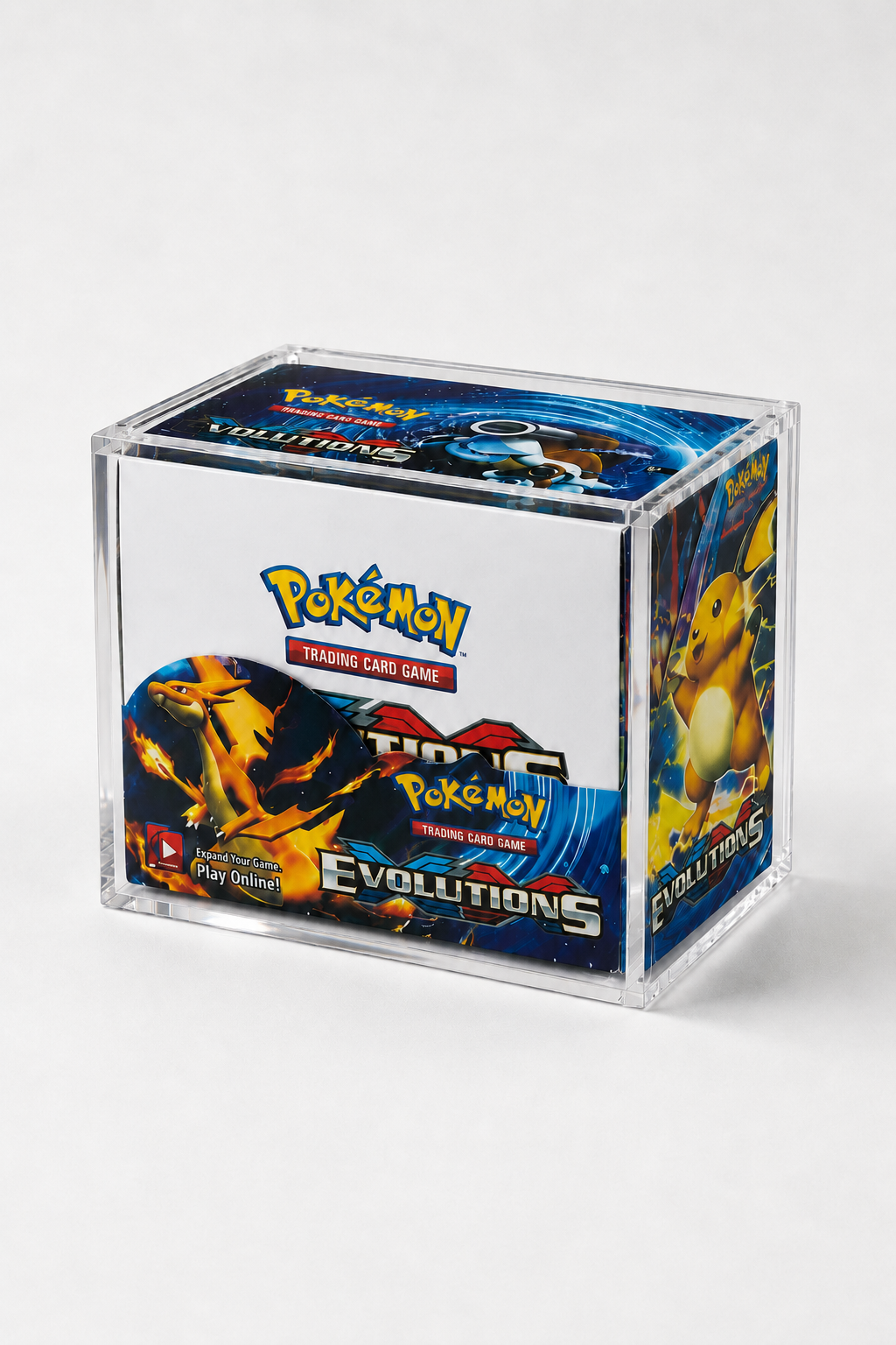 Pokemon Booster Box Acrylic Display Case | Premium 8mm UV Magnetic Protector